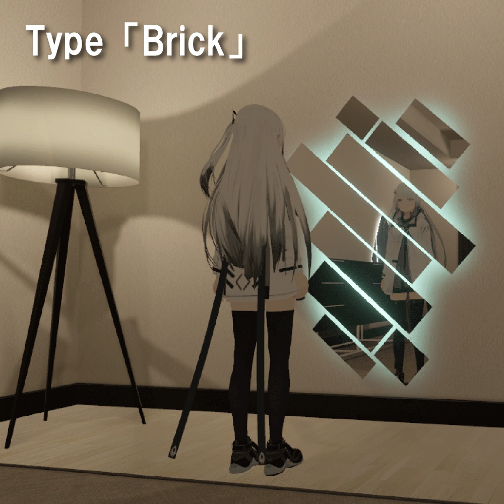 【VRChat向け】LUMI Mirror 全6種 | OSYA Mirrorシリーズ