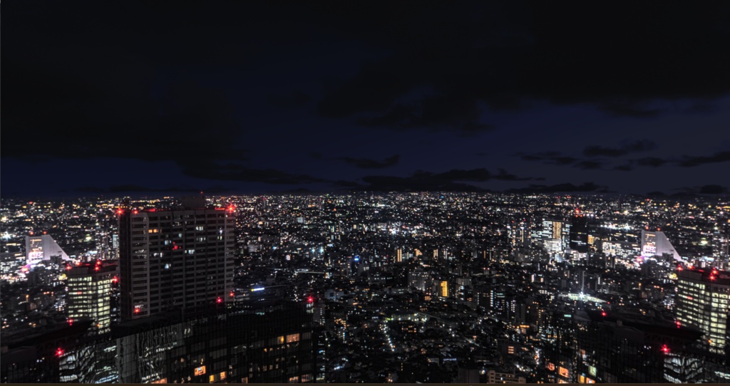 【8k夜景Skybox】ラグジュアリー夜景パノラマ・高級マンション風