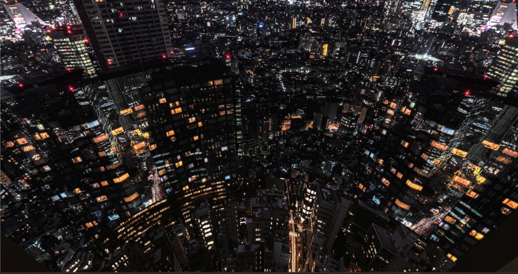 【8k夜景Skybox】ラグジュアリー夜景パノラマ・高級マンション風