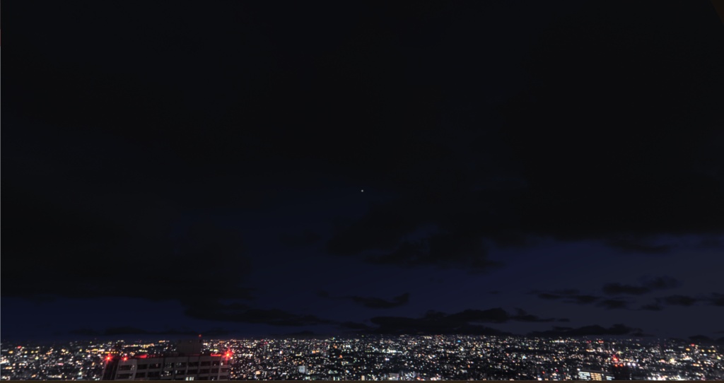 【8k夜景Skybox】ラグジュアリー夜景パノラマ・高級マンション風