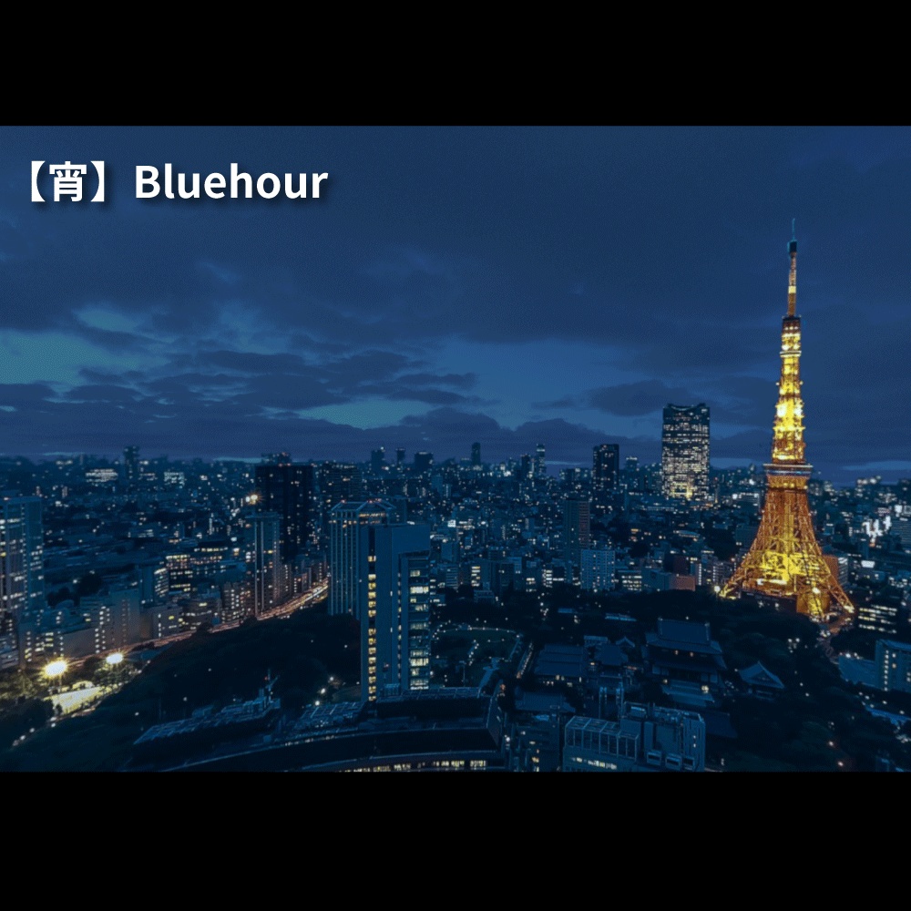 【8k Skybox】4段階セット 東京タワーが見える景色