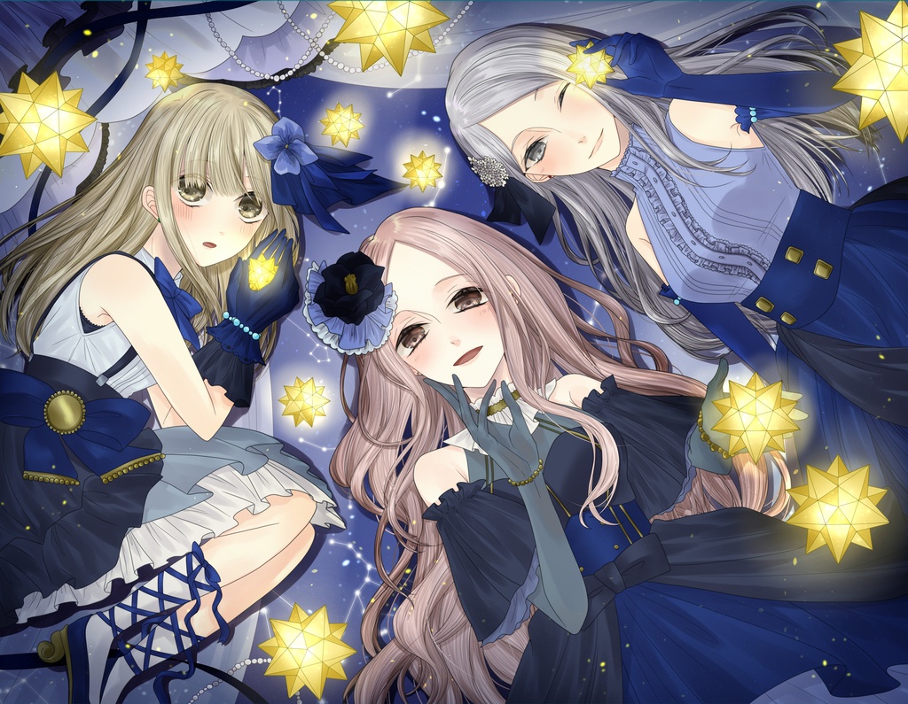 オリジナルイラストのキャンバス