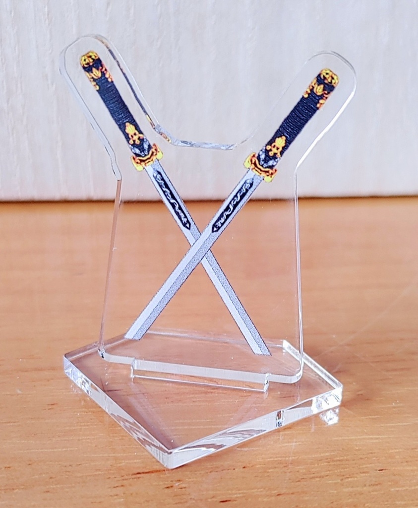 雛無生ちゃんが100均のペンで書いた【みぇいほうけしゃちゅのほてしょせ アクスタ】ミニ