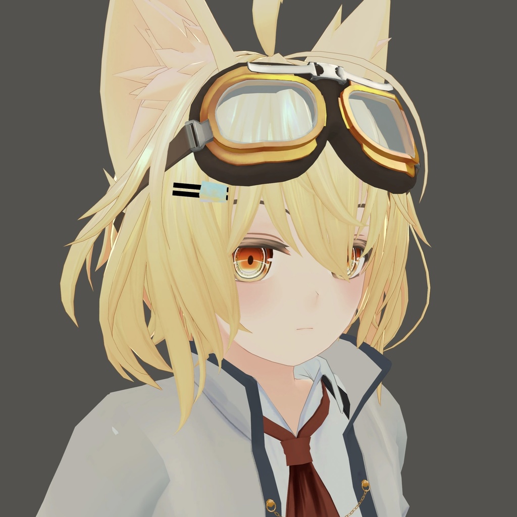 【3アバター対応】琥珀糖のヘアピン