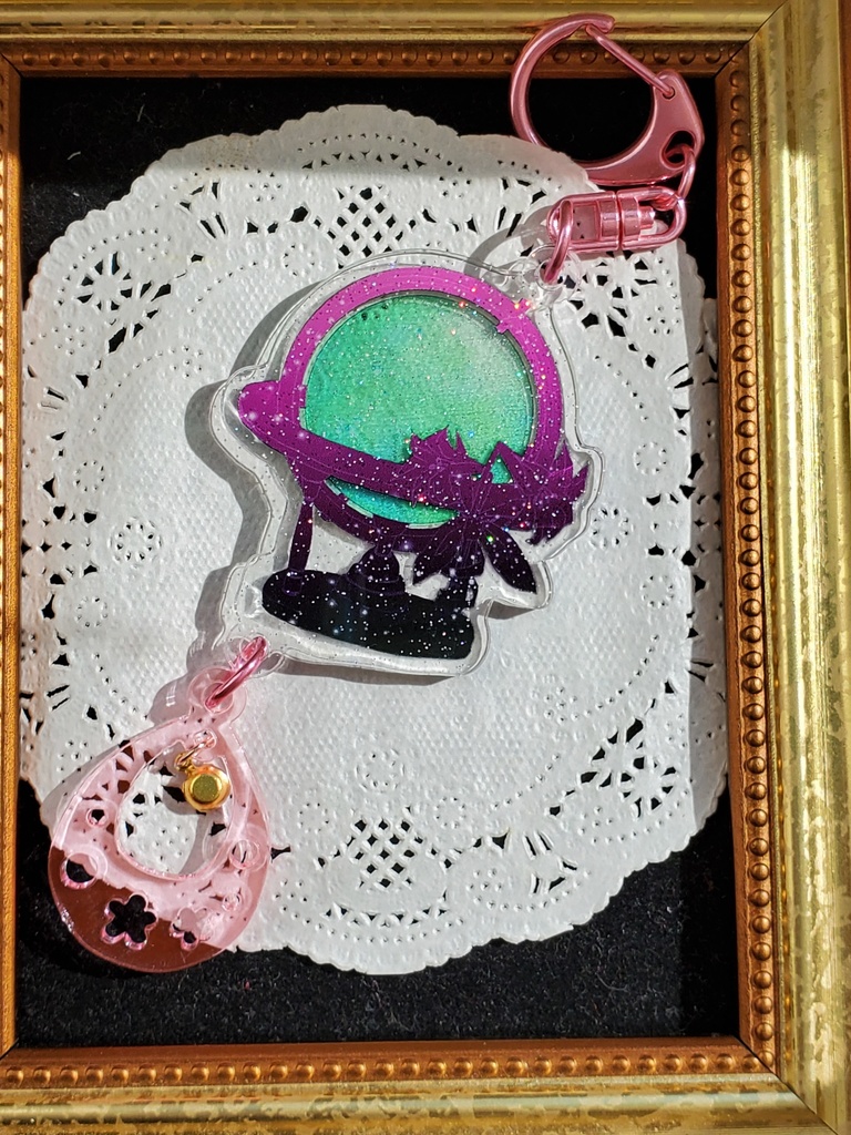 ザックス エアリス イメージ アクリルキーホルダー