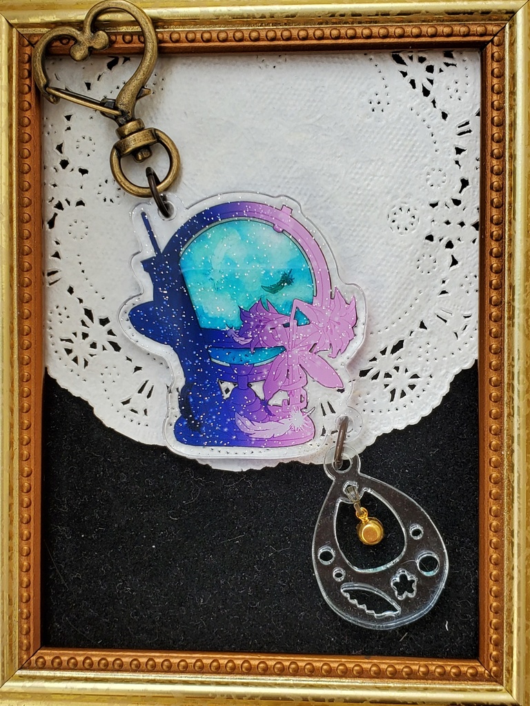 ザックス エアリス イメージ アクリルキーホルダー