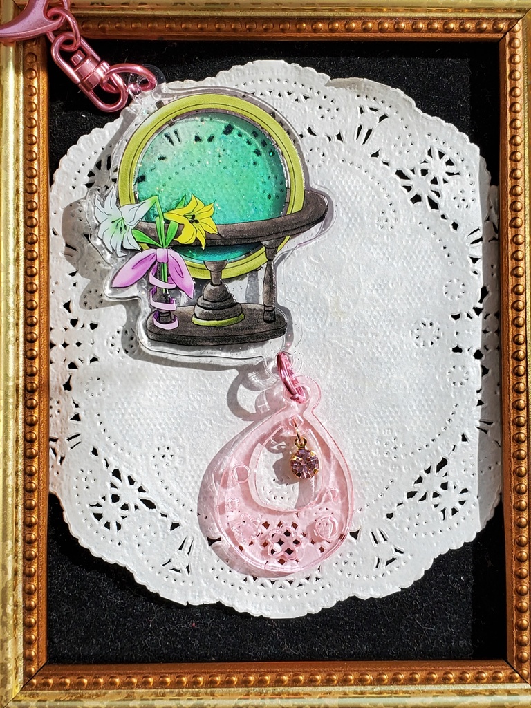 ザックス エアリス イメージ アクリルキーホルダー