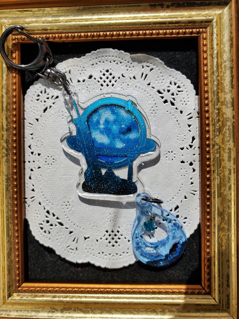 ザックス エアリス イメージ アクリルキーホルダー