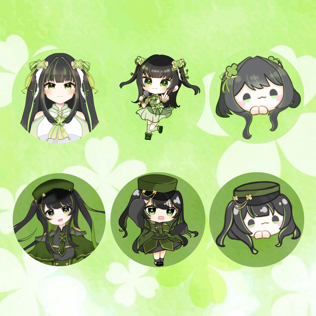 四葉ゆな　缶バッジ