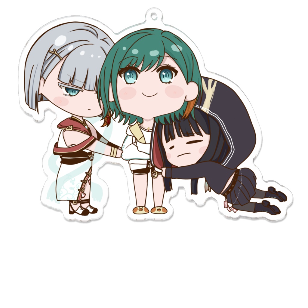 【緑黒白】SDアクキー