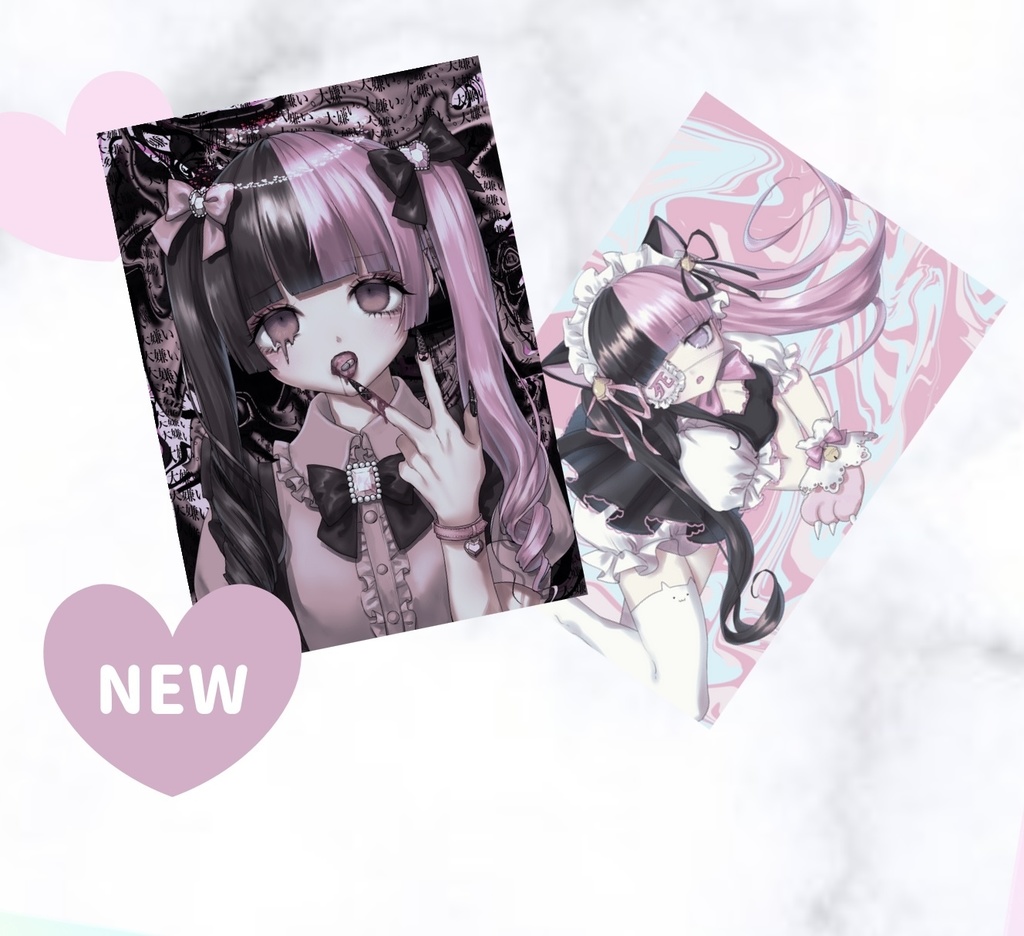 地雷ちゃんポストカードセット