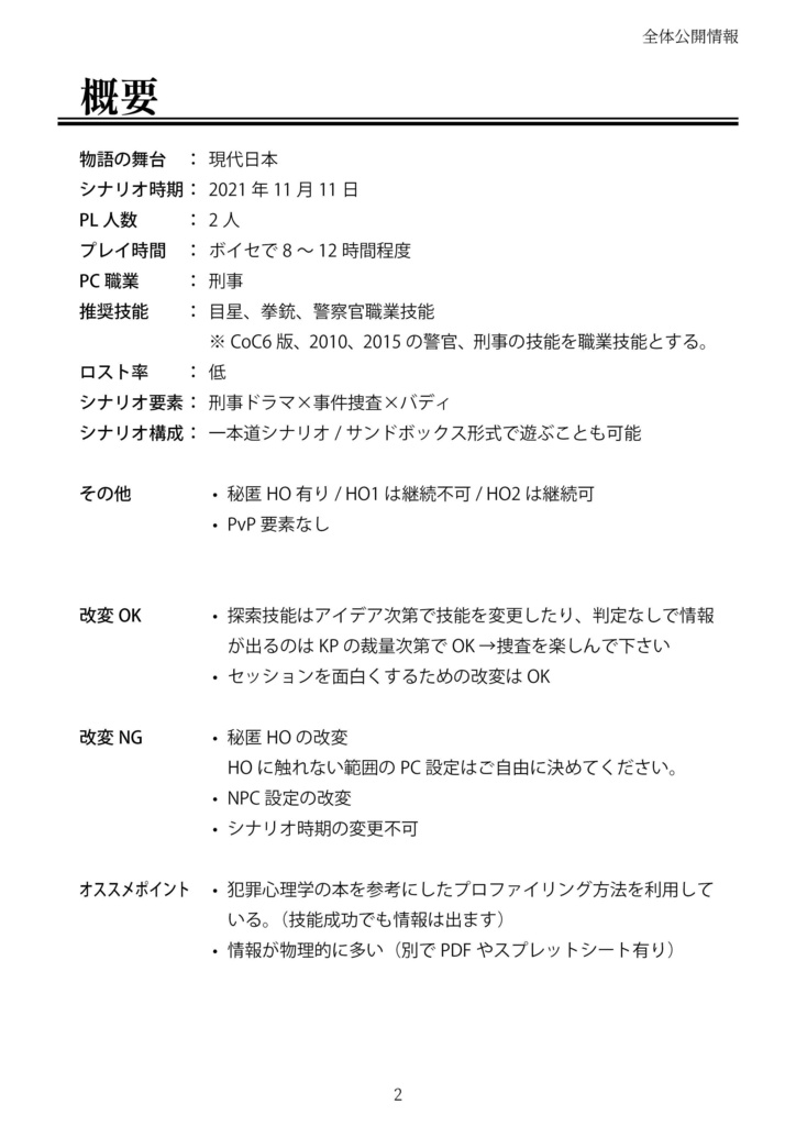 クトゥルフ神話TRPG『尖曲交わるタイムパラドクス』SPLL:E110985