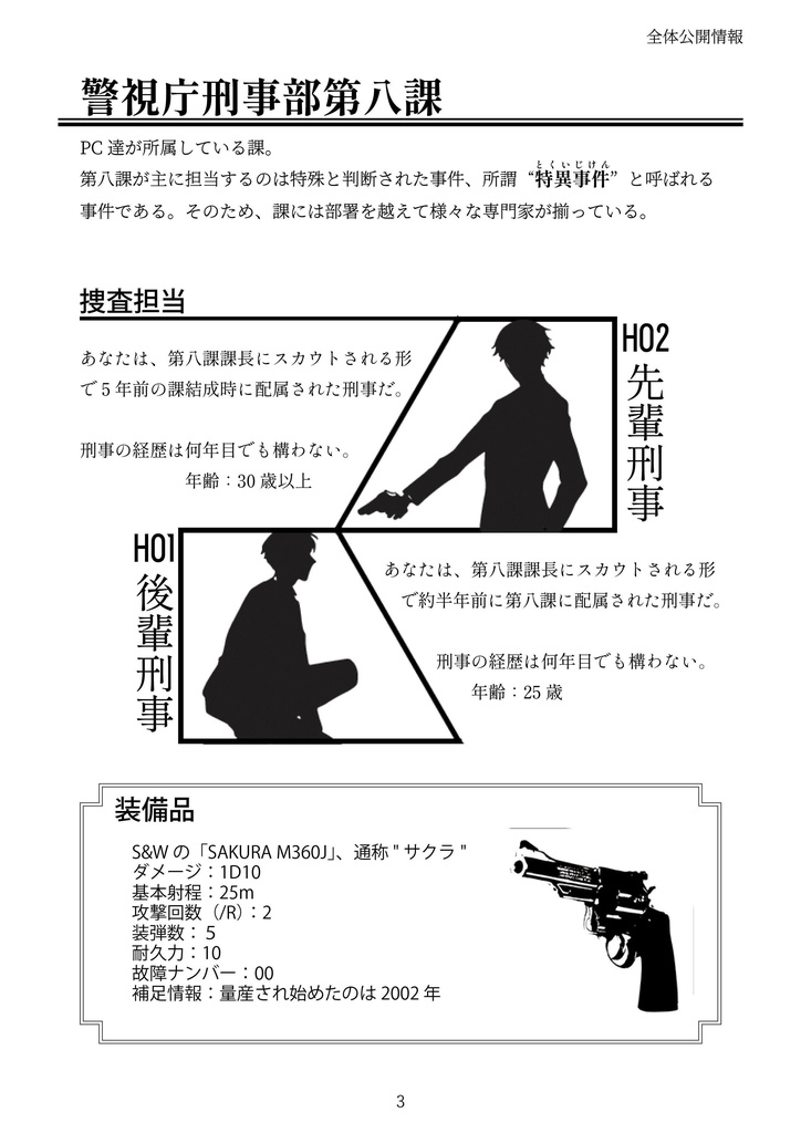 クトゥルフ神話TRPG『尖曲交わるタイムパラドクス』SPLL:E110985