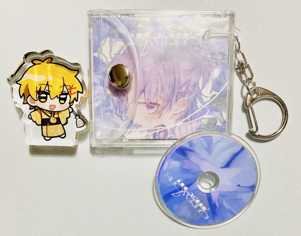 スノドロミニCD風キーホルダー(𝟭𝘀𝘁&𝟮𝗻𝗱)