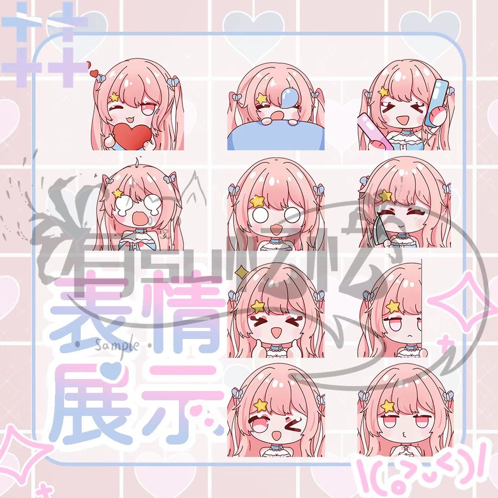 【live2dモデル/live2d model】Pink Hair Girl