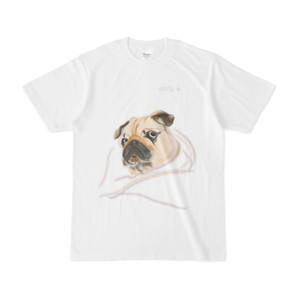 ふくれっ面パグTシャツ