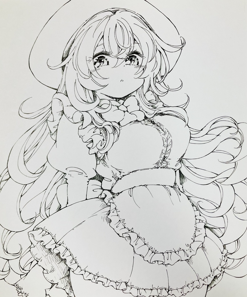 手描きイラスト ● オリジナル ● 色紙