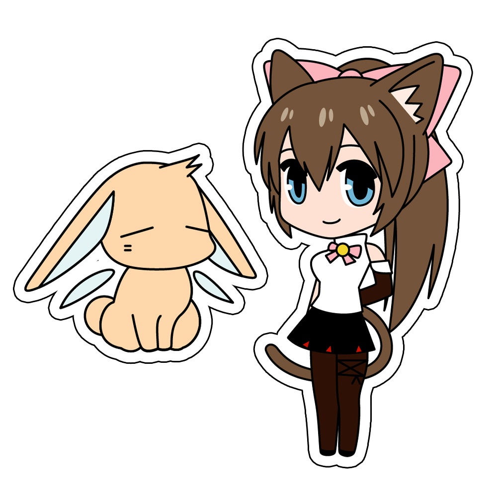 エミリ&テディ アクリルバッジ