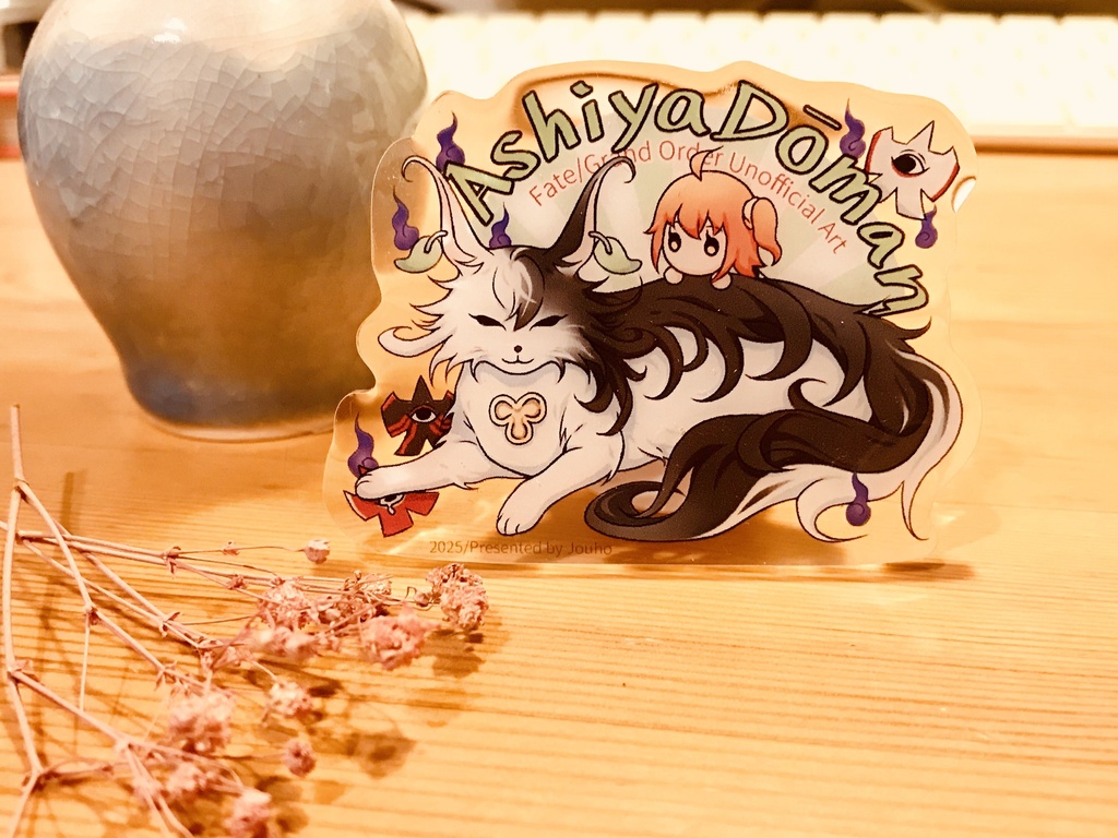 【新品】道満猫のスマホグリップ(8/28まで)