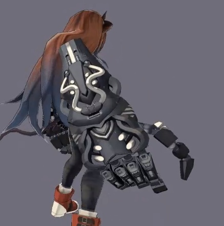 【3Dモデル】サブアーム手甲