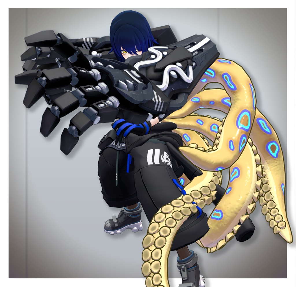 【3Dモデル】サブアーム手甲