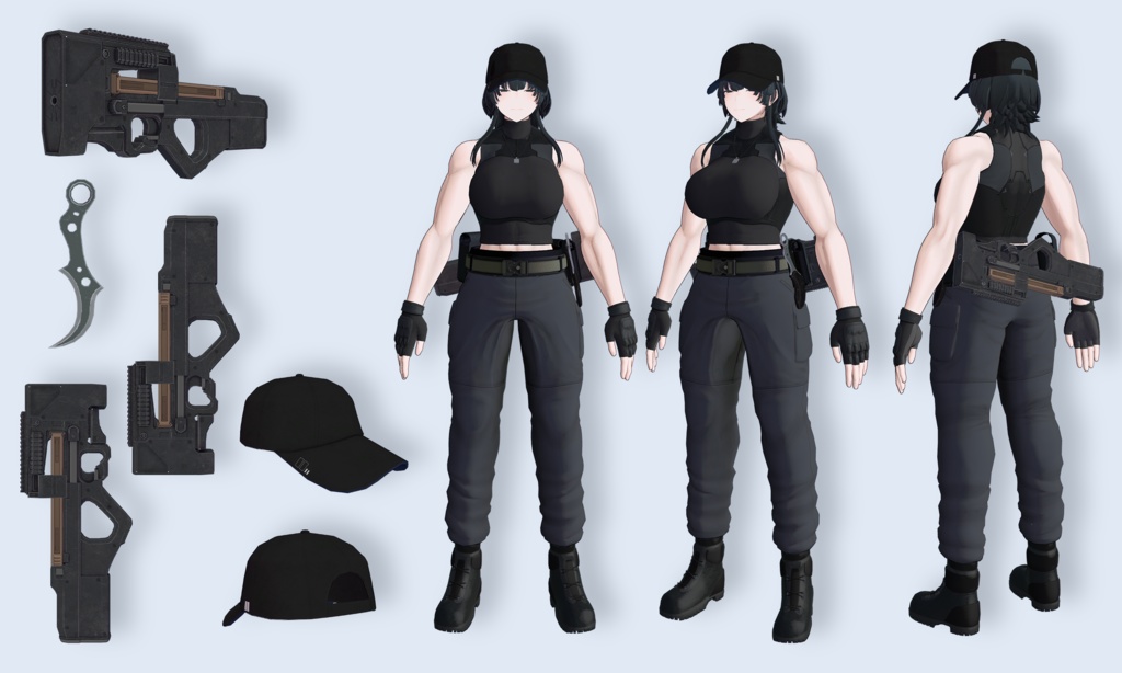 オリジナル3Dモデル「アイザラ」#ijzer_3D