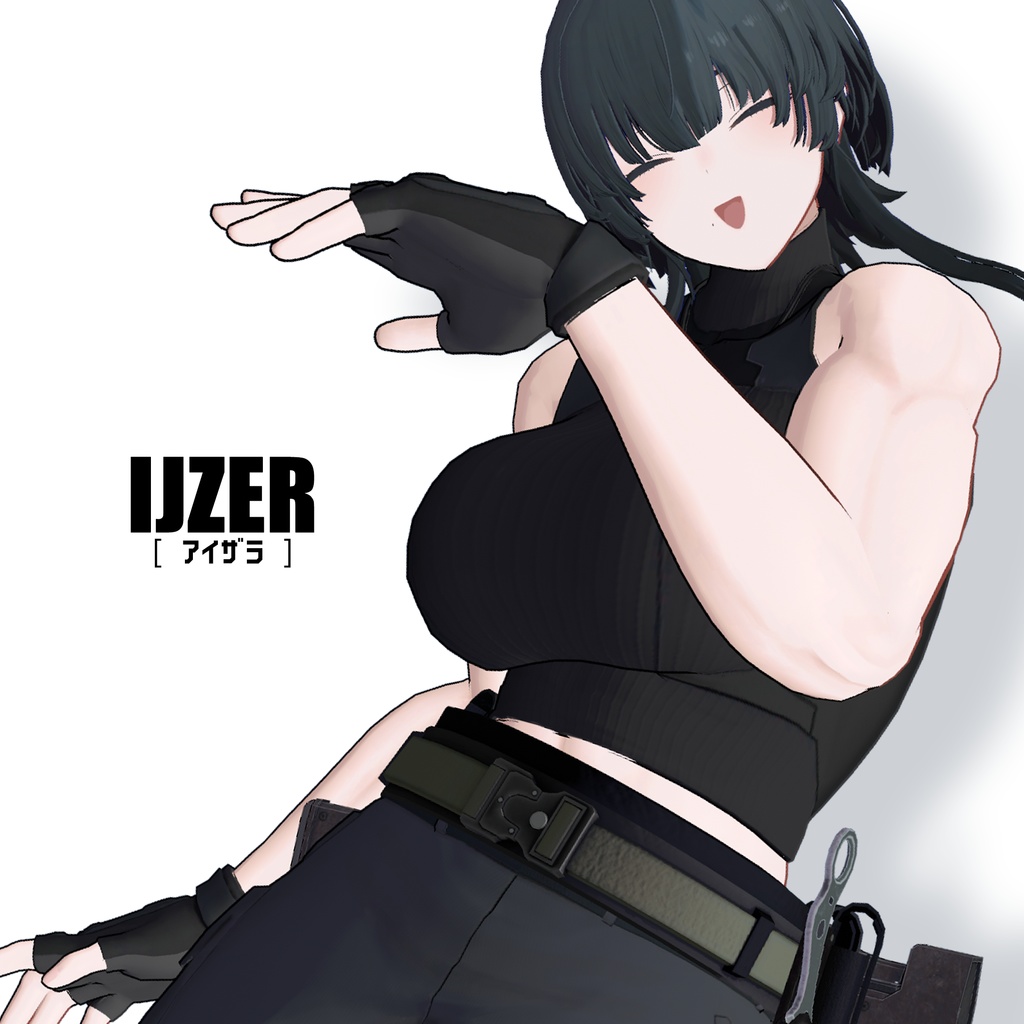 オリジナル3Dモデル「アイザラ」#ijzer_3D
