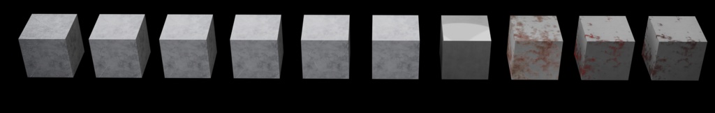 Dystopia Material Pack - 廃墟と管理の9素材セット