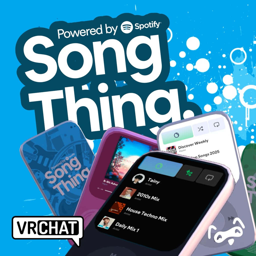 Song Thing｜VRChatでSpotify®ライブラリを操作｜VRCFury対応