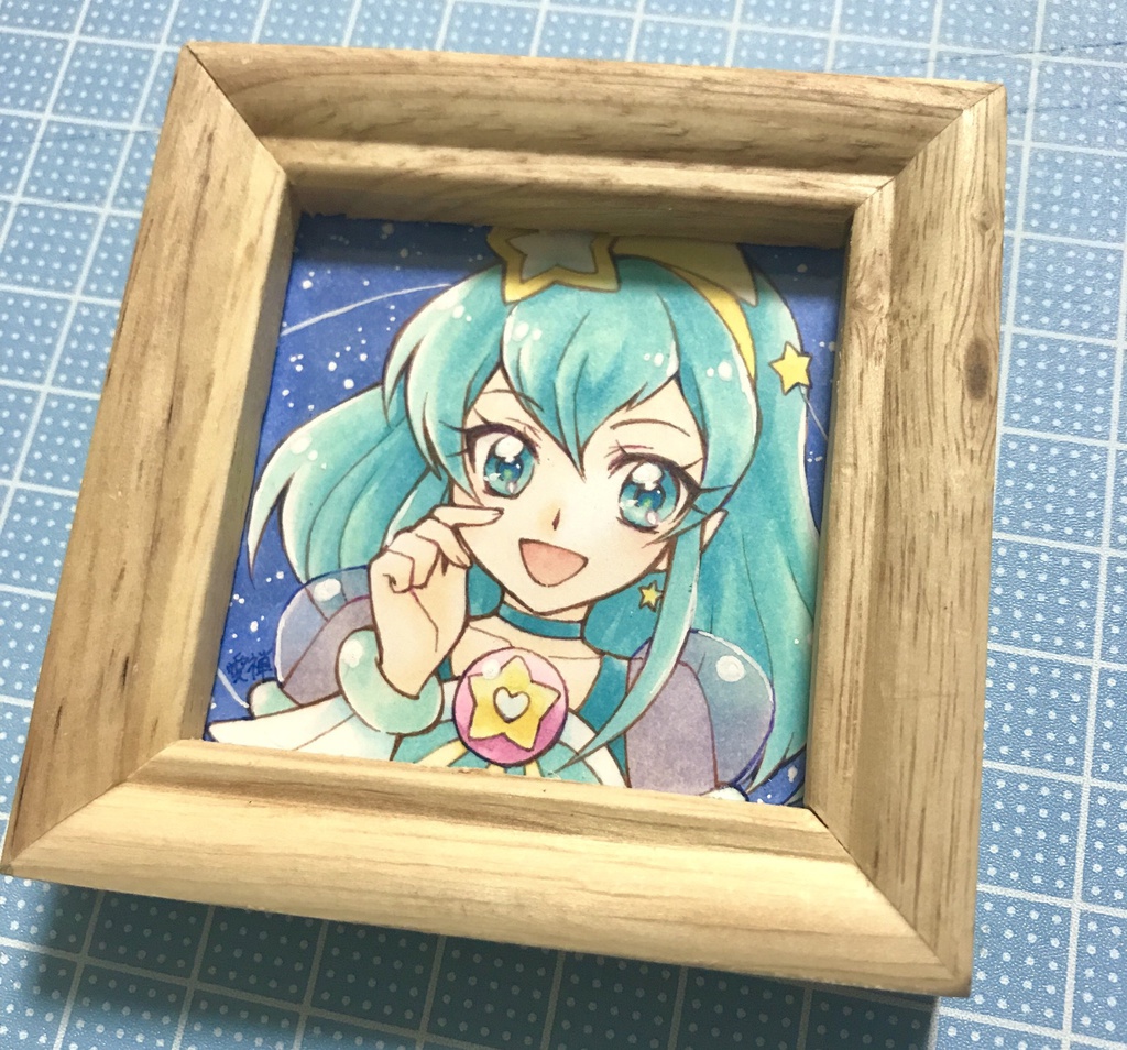 キュアミルキーミニ額（原画）