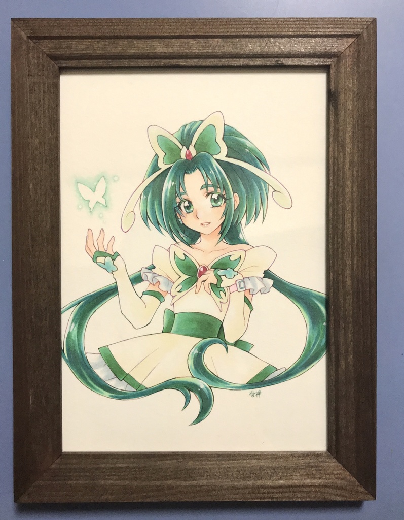 キュアミント　フォトフレーム（原画）