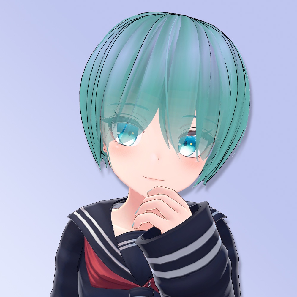 ハンサムショートヘア【フリーシェイプキー付】