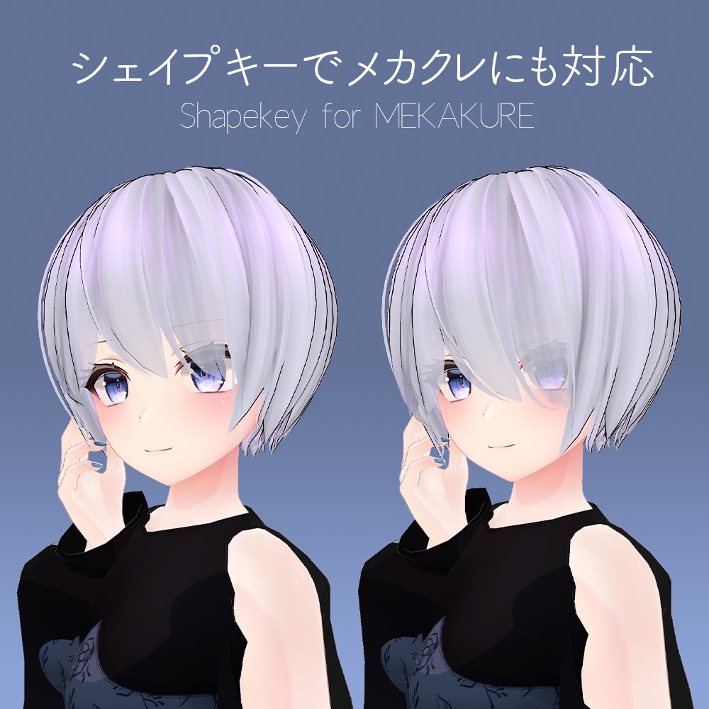 ハンサムショートヘア【フリーシェイプキー付】