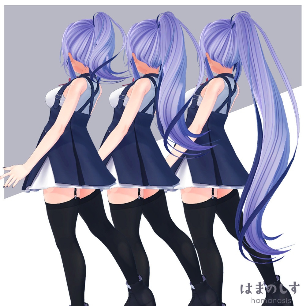 青春ポニー【2種セット+キャップ付き】【髪型/ポニーテール】