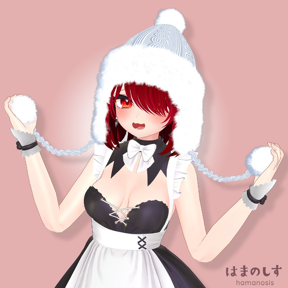 清楚カルテット ニット帽付きヘア4種セット【ボブ / ロング / 巻き髪 / 三つ編み】【髪型/ヘア】