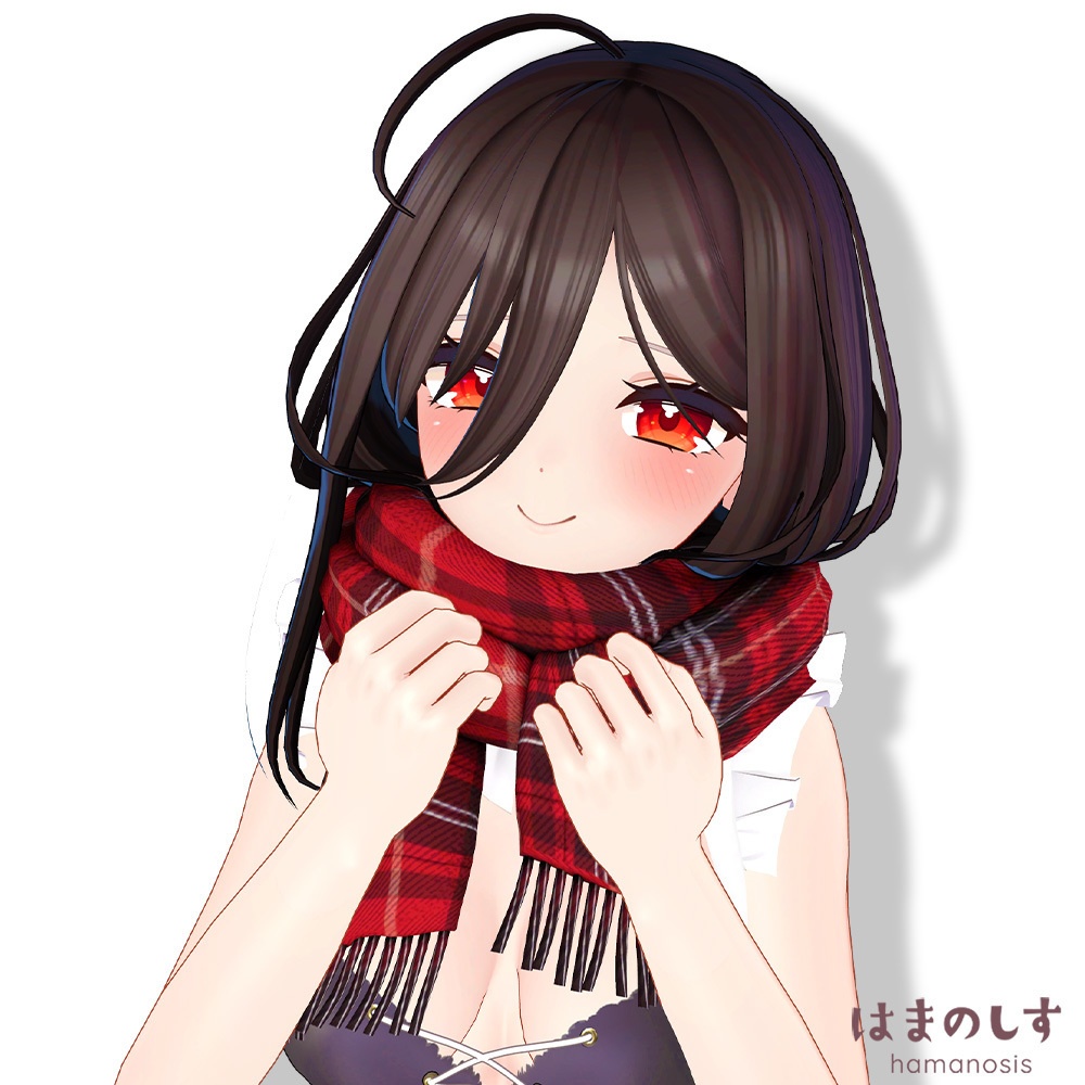 冬まふガール【吐息パーティクル付き】【髪型】