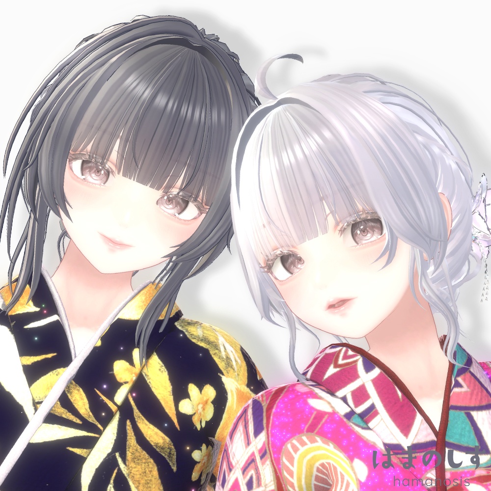 わたがしヘア 【 2種セット / 髪型 / アップヘア 】 ヘアアクセサリー付き Watagashi Hair