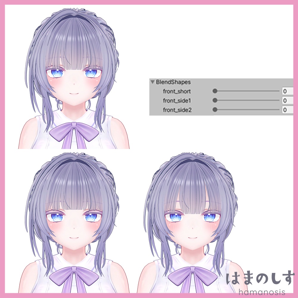 わたがしヘア 【 2種セット / 髪型 / アップヘア 】 ヘアアクセサリー付き Watagashi Hair