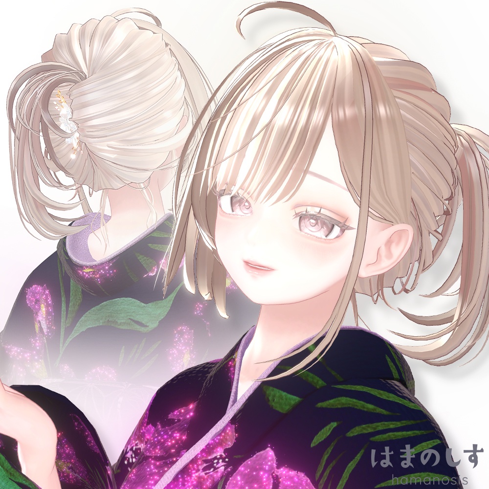 ゆゆゆヘア 【 髪型 / アップヘア 】 ヘアアクセサリー付き Yuyuyu Hair