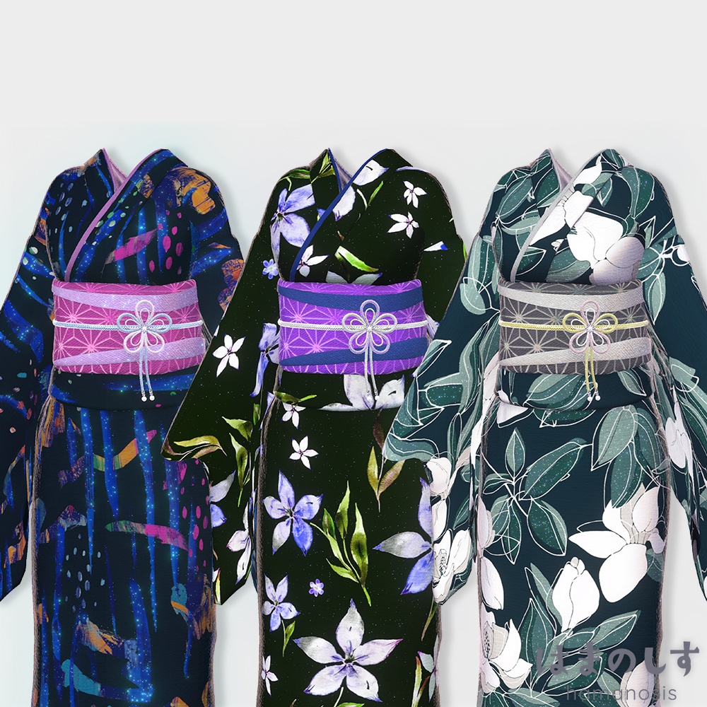 【浴衣 YUKATA】 恋花火 KOI-HANABI 【 9アバター対応 】