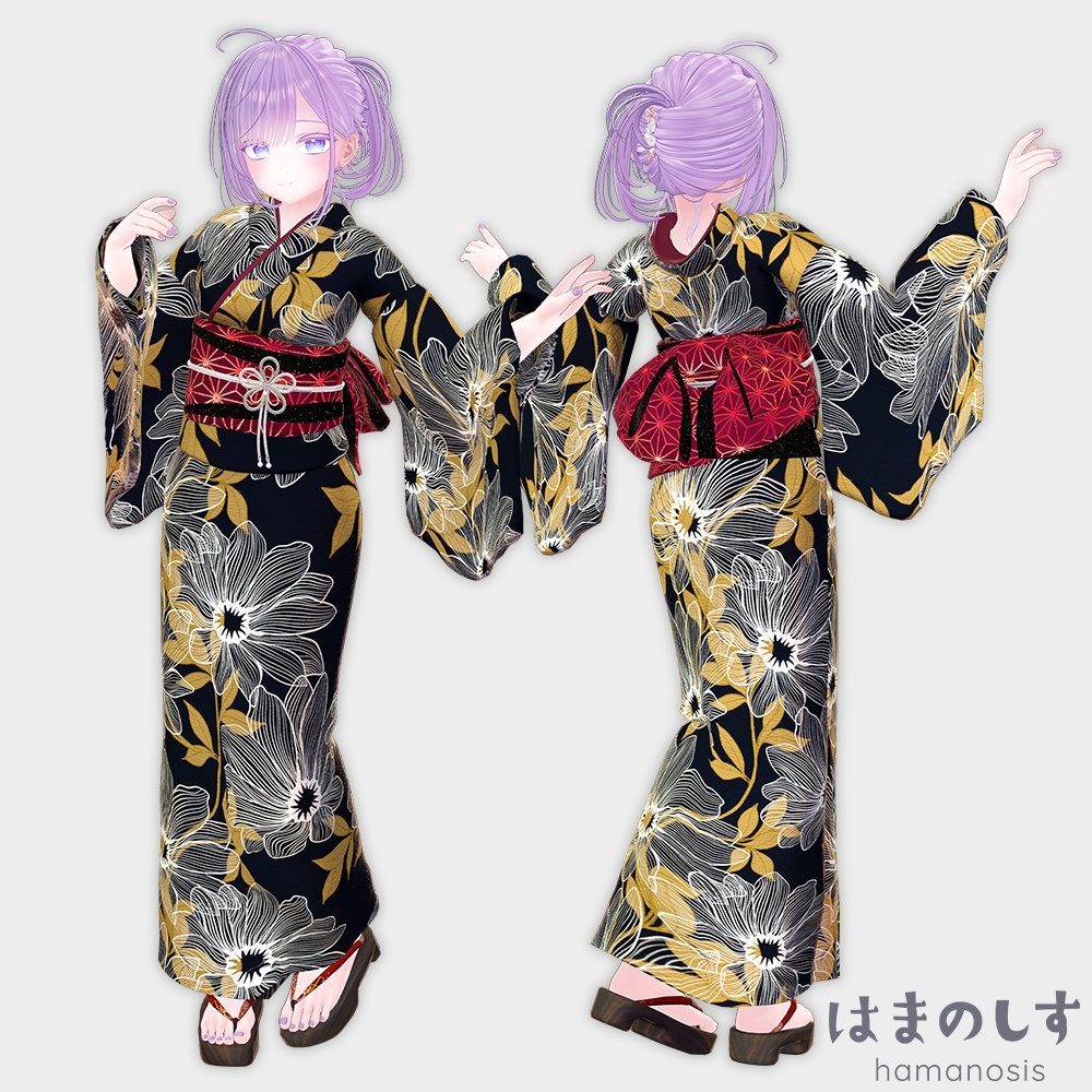 【浴衣 YUKATA】 恋花火 KOI-HANABI 【 9アバター対応 】