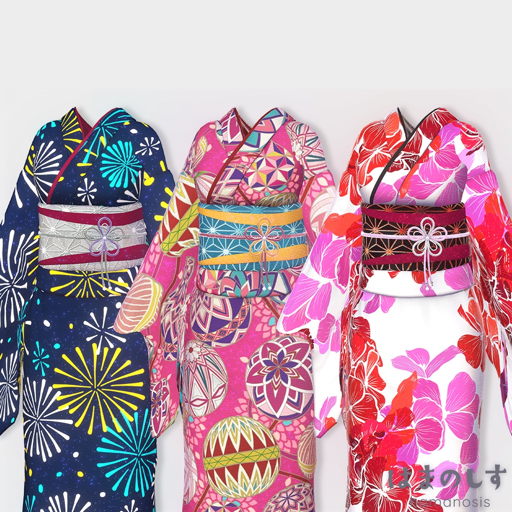 【浴衣 YUKATA】 恋花火 KOI-HANABI 【 9アバター対応 】