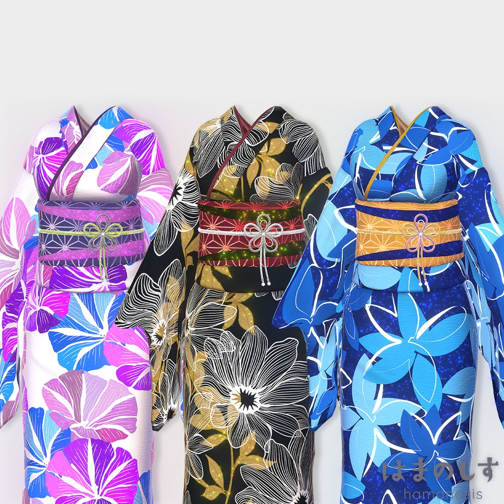 【浴衣 YUKATA】 恋花火 KOI-HANABI 【 9アバター対応 】