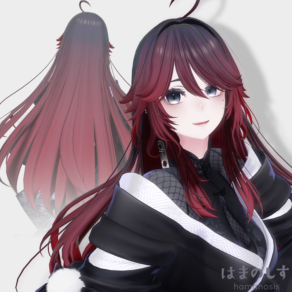 どらごんヘア 【 髪型2種セット / ポニーテール  】Dragon Hair