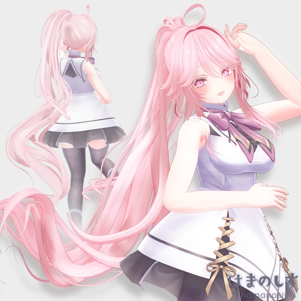 どらごんヘア 【 髪型2種セット / ポニーテール  】Dragon Hair