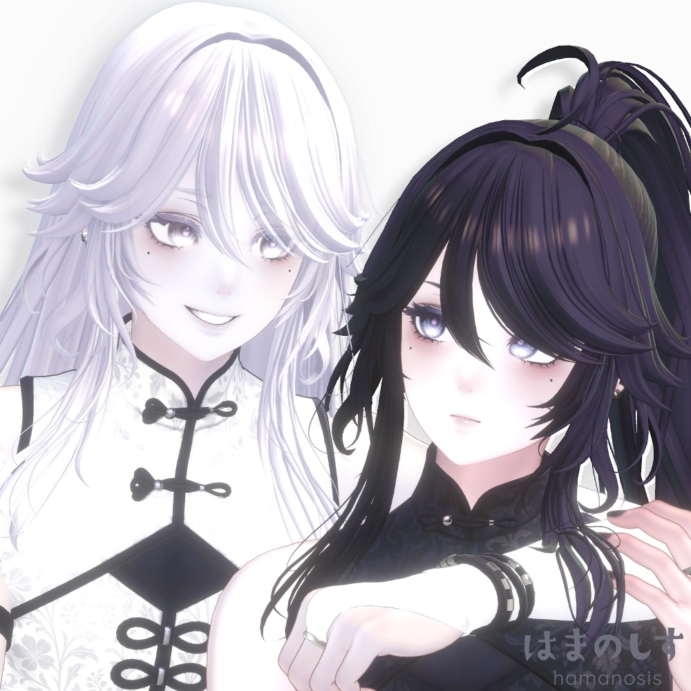 どらごんヘア 【 髪型2種セット / ポニーテール  】Dragon Hair