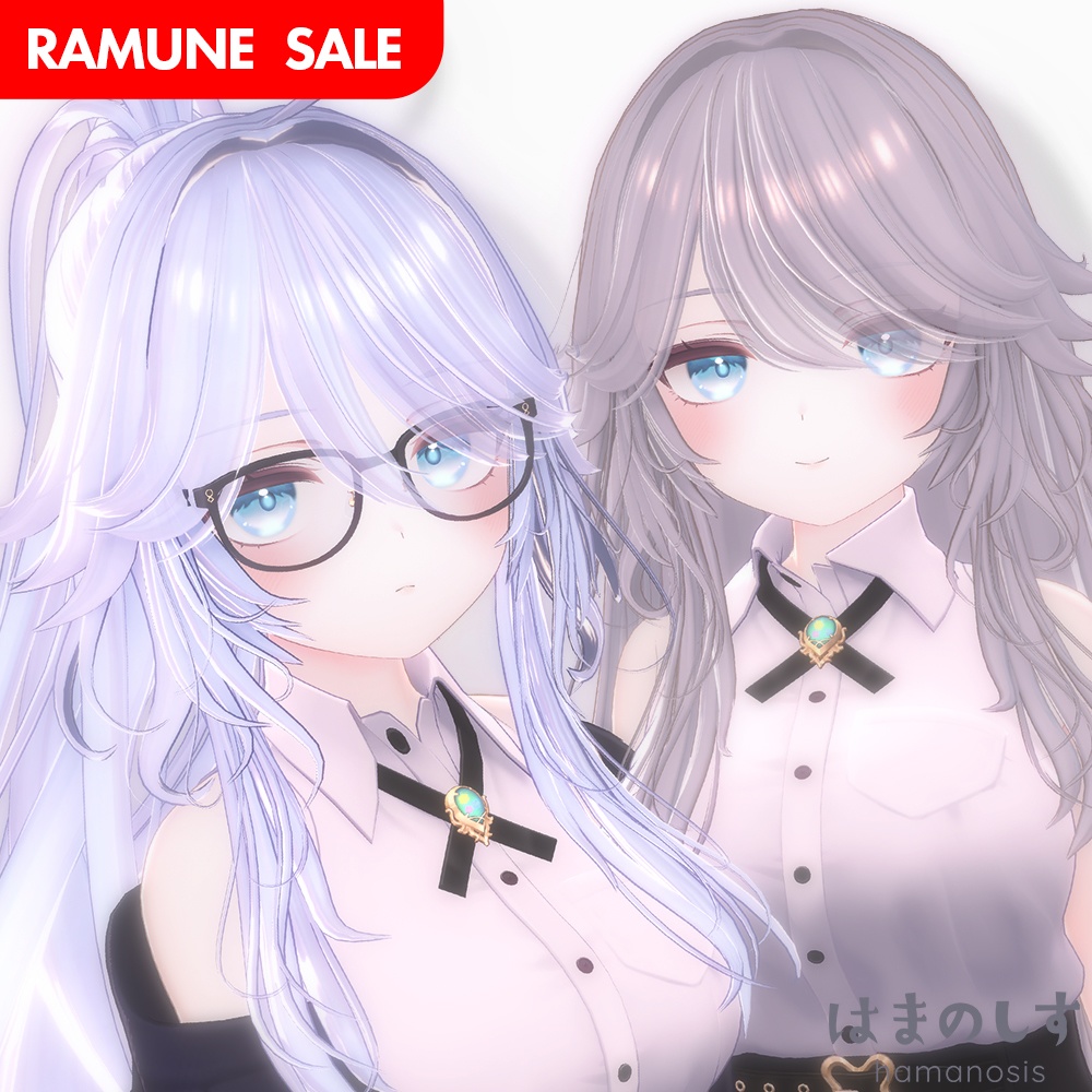 どらごんヘア 【 髪型2種セット / ポニーテール  】Dragon Hair