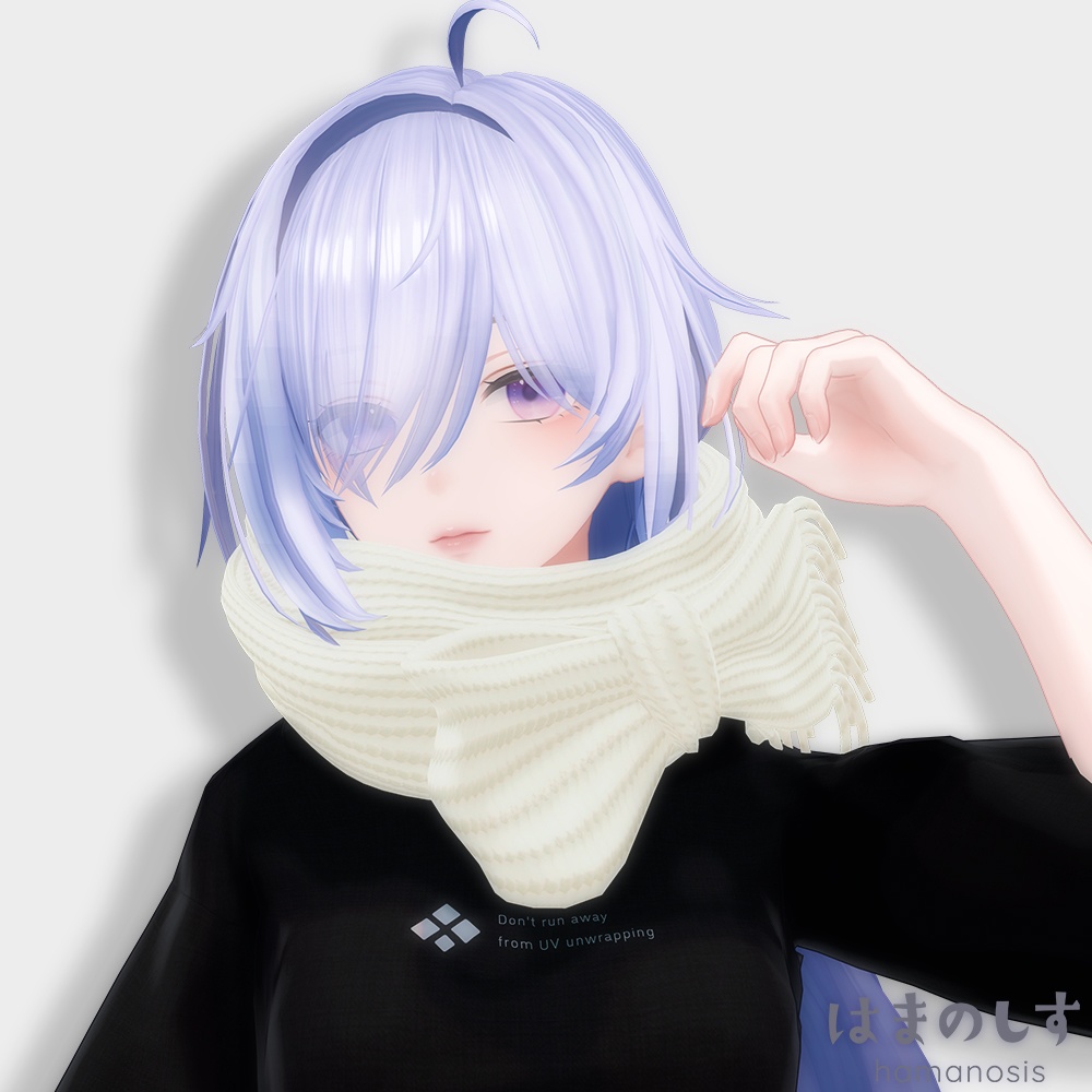 ウルフまふ 【 髪型2種セット / 吐息パーティクルギミック付き / ウルフヘア 】