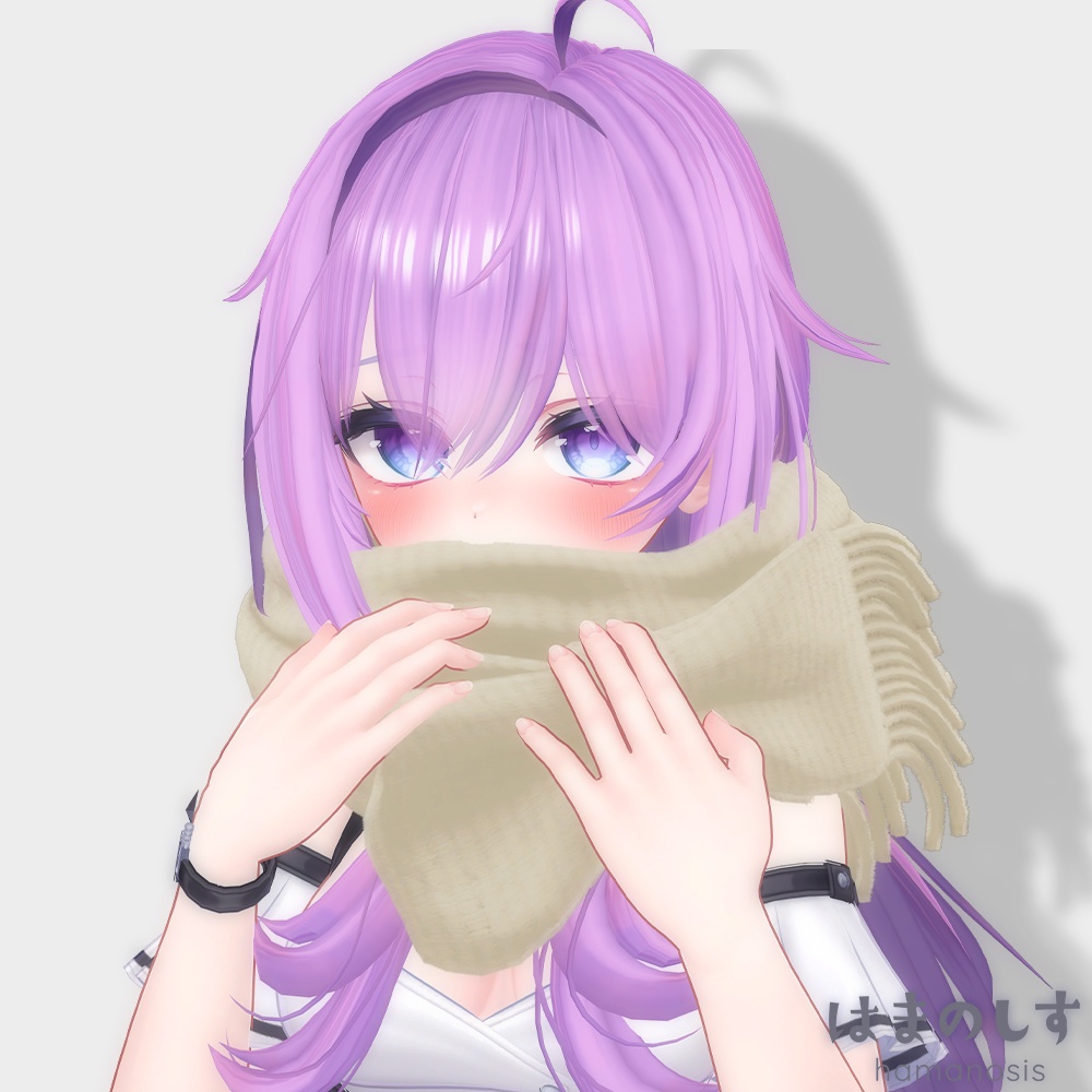 ウルフまふ 【 髪型2種セット / 吐息パーティクルギミック付き / ウルフヘア 】