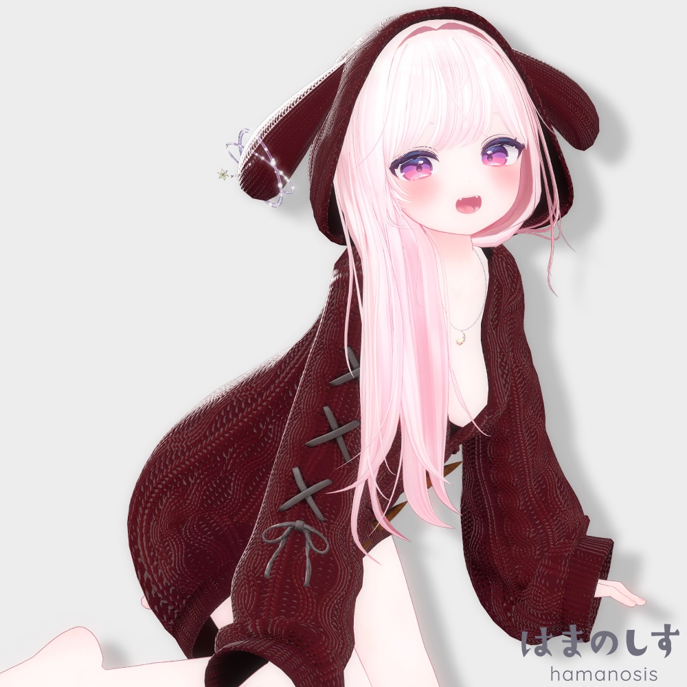 コズミックうさちゃん【 ニットパーカー 】【 エク、ルミナ追加 】